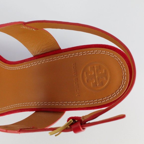 NEW Tory Burch Mini Benton Wedged Sandals–Workwear to Weekend /Wedding or Brunch - Picture 12 of 15